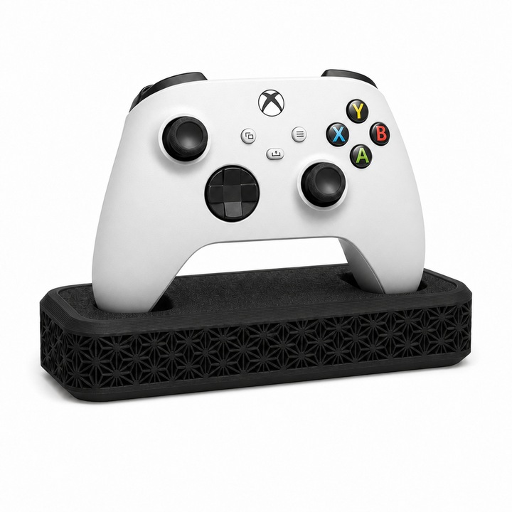 XBOX Toren kontroller tartó, PrintForge®, 3D nyomtatott, 18x6x2 cm, PLA-ból készült, BPA-mentes, Fekete