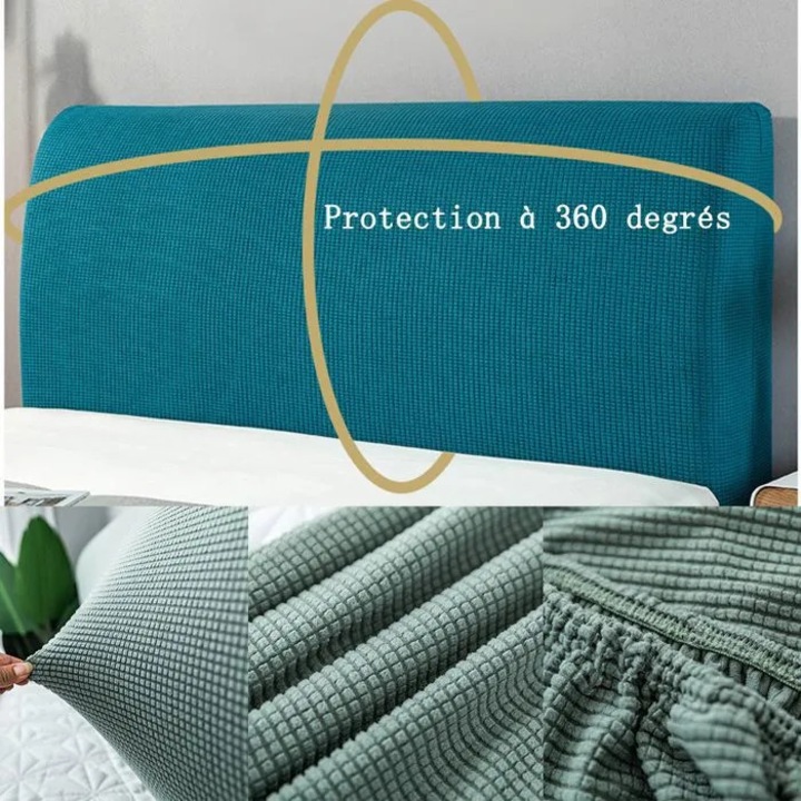Husa pentru tablie extensibila, material elastic anti-praf, pentru tablii inalte 70 cm si grosime 1–30 cm, 140–170 cm latime, roz