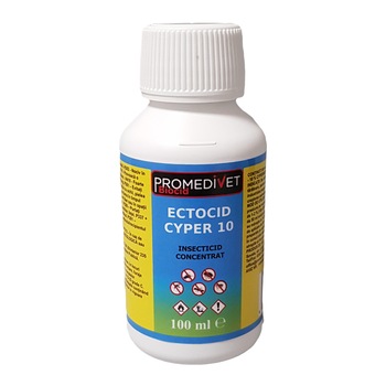 Insecticid concentrat Ectocid Cyper 10 100 ml Insecticid concentrat Ectocid Cyper 10 100 ml