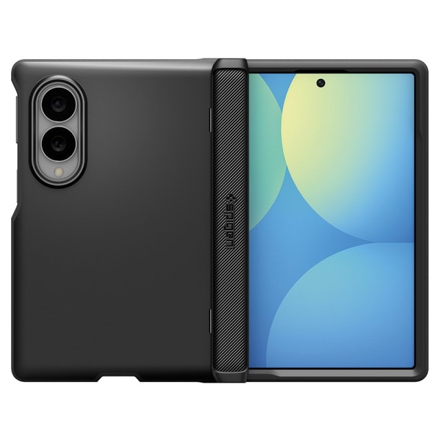 Husa Compatibila Cu Samsung Galaxy Z FOLD 8, Spigen Slim Armor Pro Magsafe, Kit Curatare Upzz®, Negru