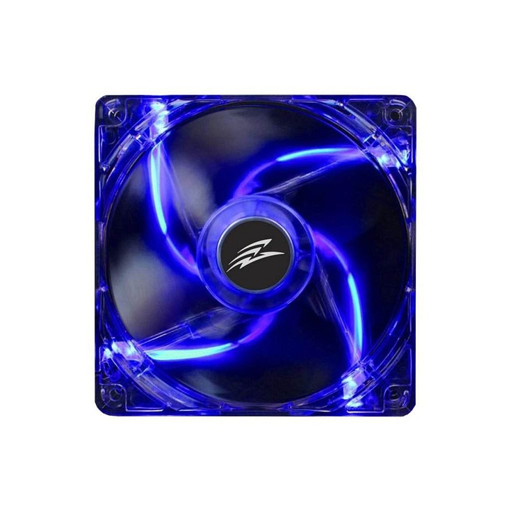 Ventilátor PC Evolveo 12L1BL 120x120x26mm kék LED 3 tűs tűs