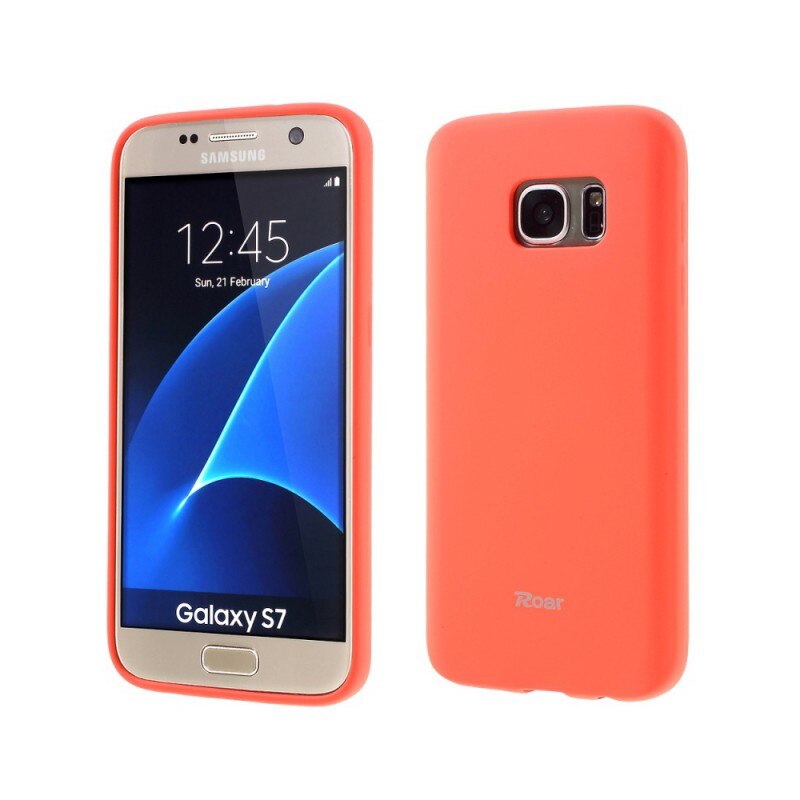 Husa Spate Roar Jelly Case Samsung S6 Rosu