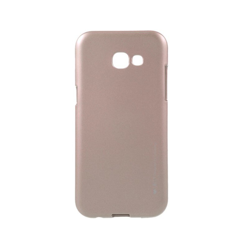 Husa Spate Goospery I-jelly Metal Samsung A3 2017 A320 Rose Gold