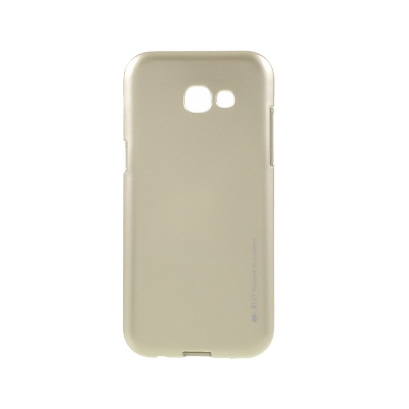 Husa Spate Goospery I-jelly Metal Samsung A5 2017 Gold