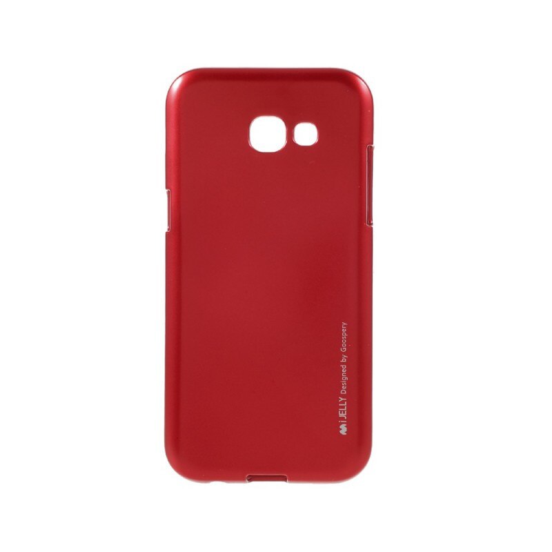 Husa Spate Goospery I-jelly Metal Samsung A3 2017 A320 Rosu