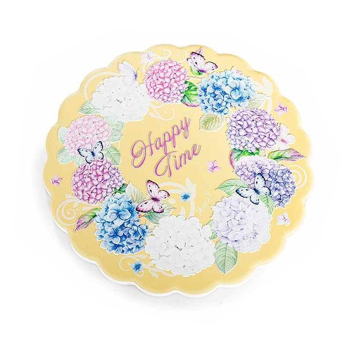 Suport vase fierbinti pluta ceramica multicolora Hortensii Ø 18 cm