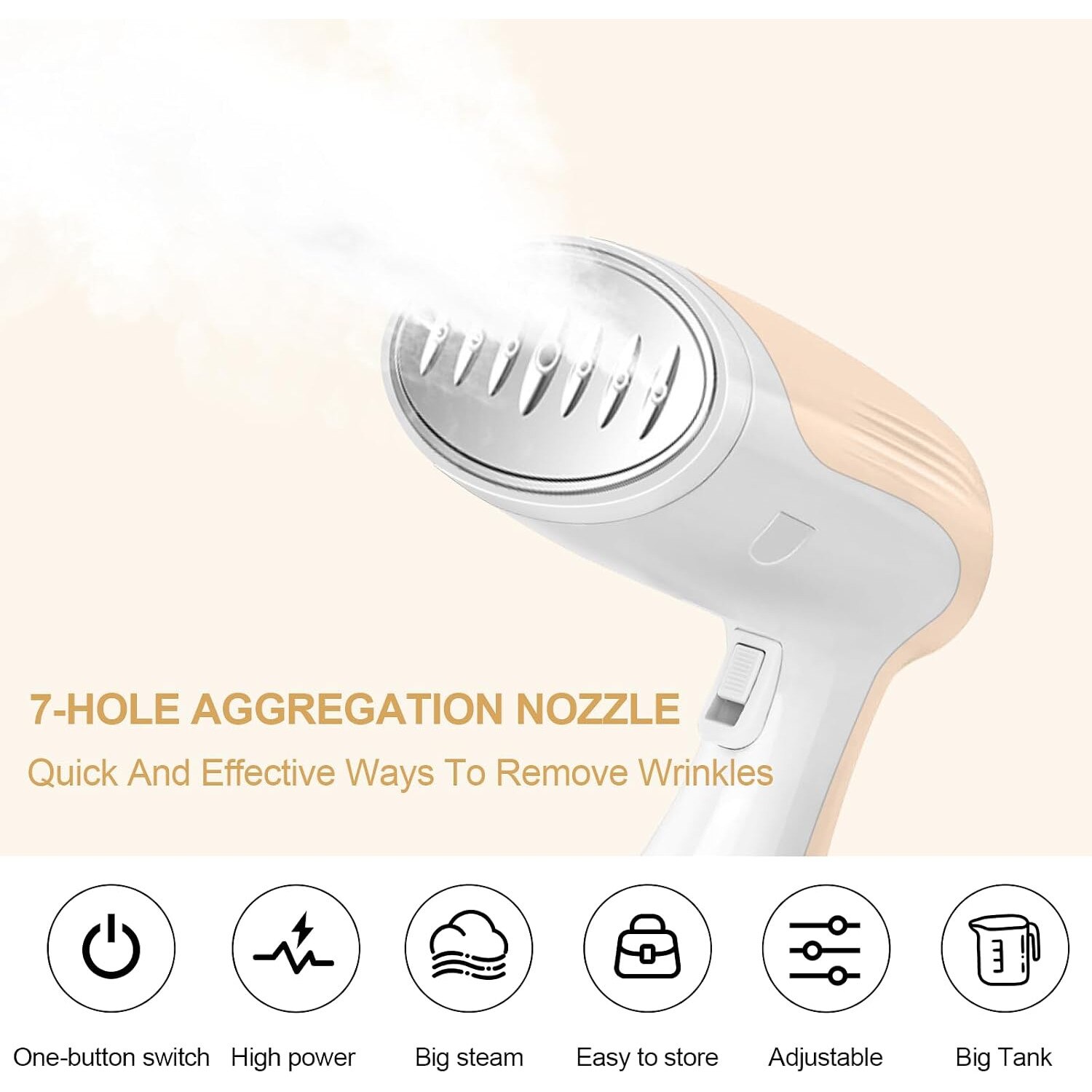 Vaporizator vertical orizontal ZYBLSSBB 1500W 300ml portabil