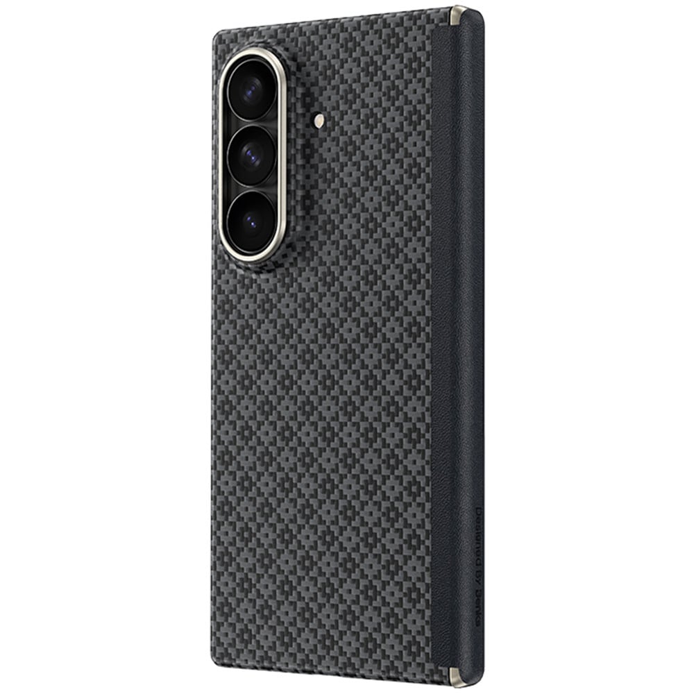 Kit protectie 2 in 1 Benks Magnetic Armor Grid Air Grand Combo, Carcasa cu fibra Kevlar si Folie sticla securizata GlassWarrior, compatibil cu Samsung Galaxy Z Fold 8 Ultra, Negru