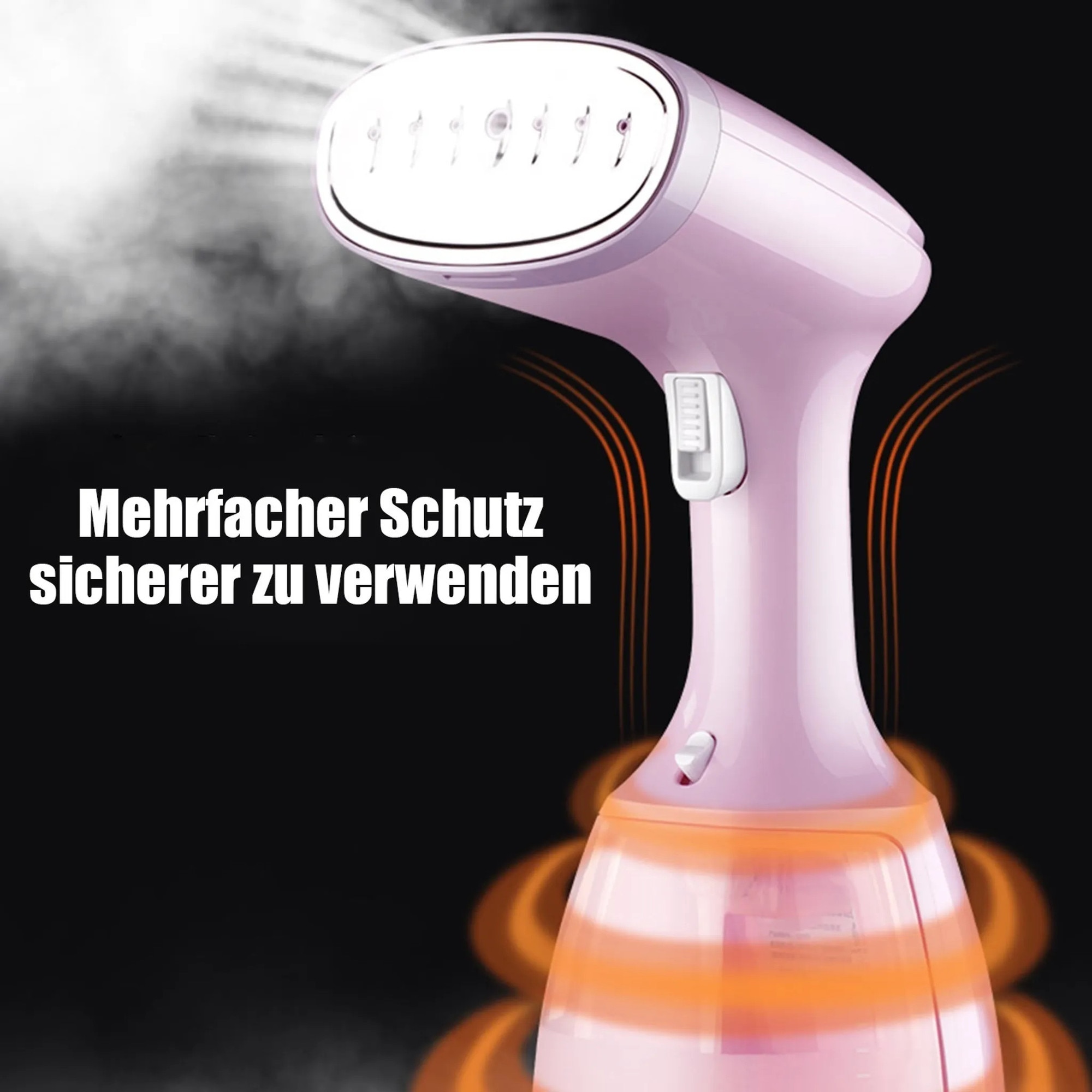 Fier de calcat cu abur ZYBLSSBB, 1500W, 350ml, portabil, 13x28cm