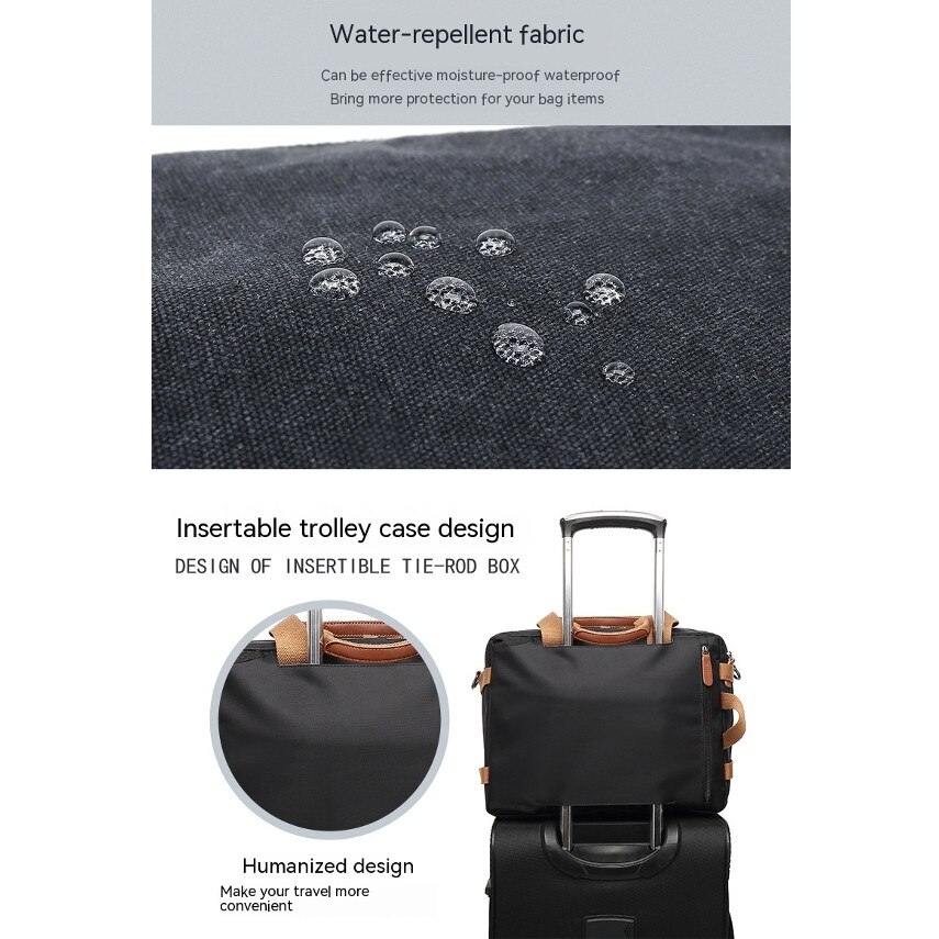 Rucsac laptop ZYBLSSBB nylon gri multifunctional