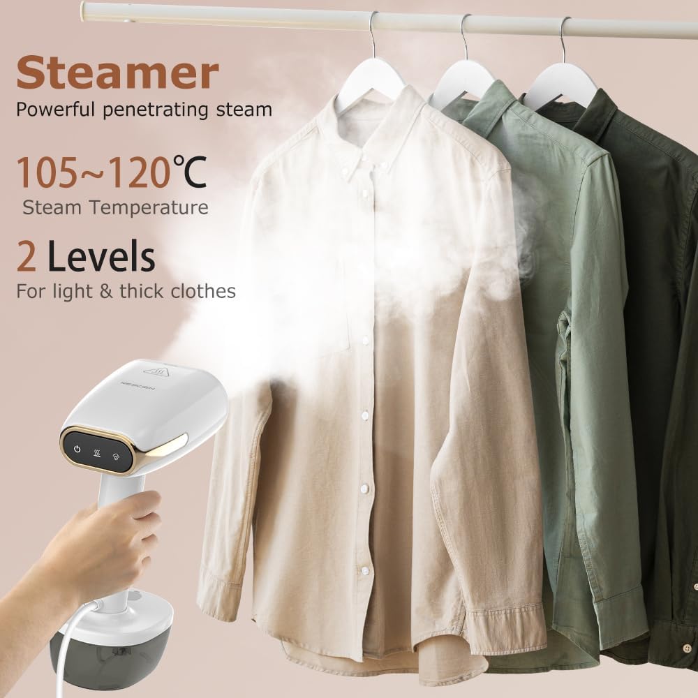 Fier de calcat cu abur ZYBLSSBB 1800W, 350ml, alb, compact
