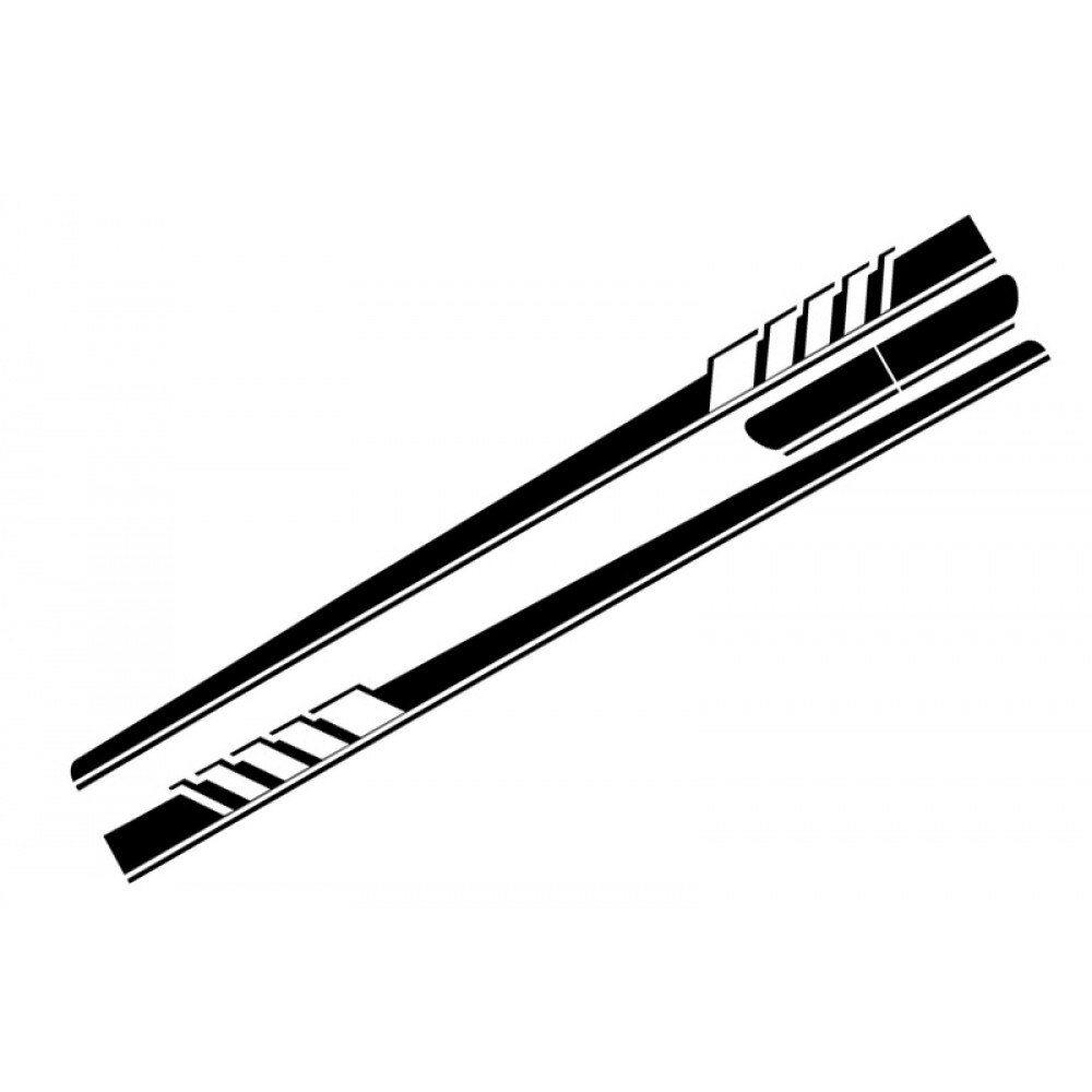Stickere laterale negru mat compatibil cu Mercedes BENZ Coupe C205 (2014-)