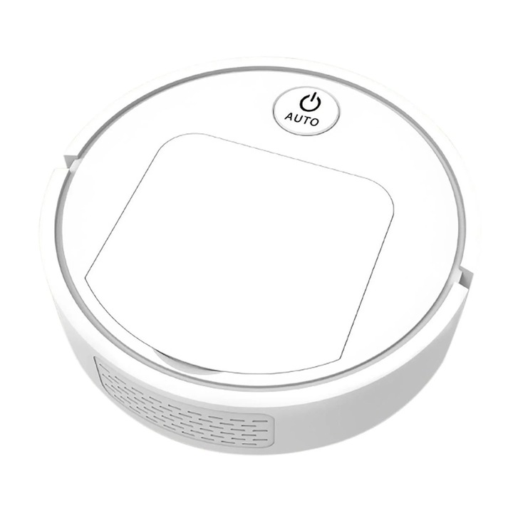 Robot aspirator YANYXR, curatare integrata, alb, 30x30x7cm
