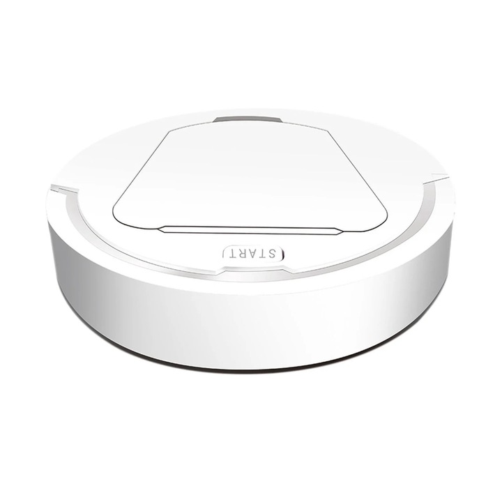 Robot aspirator ZYBLSSBB LSM2xh2545-BCS0328133-2, 3‑in‑1 aspirare + mop + maturare, navigare vizuala si evitare obiecte, mapare AI, Wi‑Fi 2.4GHz, aspirare 1000–1499 Pa, rezervor 150 ml, baterie 1200 mAh, alb, 28x28x8 cm