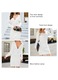 Rochie pulover bodycon maneca lunga nod rasucit alb