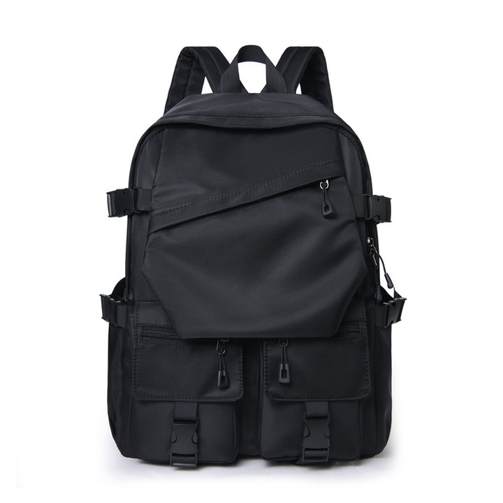 YANYXR, rucsac pentru laptop in material rezistent la apa cu port USB si compartiment pentru 15.6" BST3023077-1, negru