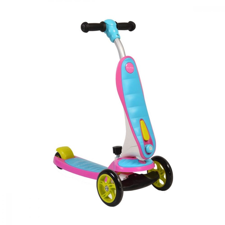 Evolúciós robogó gyerekeknek 2 az 1-ben Elfin Pink