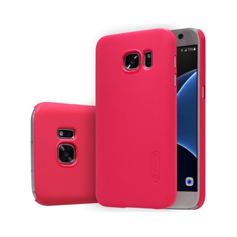 Husa Slim Samsung S7 G930f Nillkin Frosted Rosu