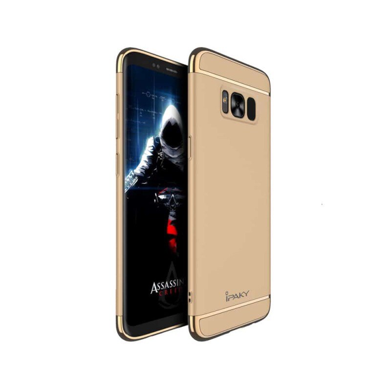 Husa 3 In1 Ipaky Samsung S8 Plus Gold