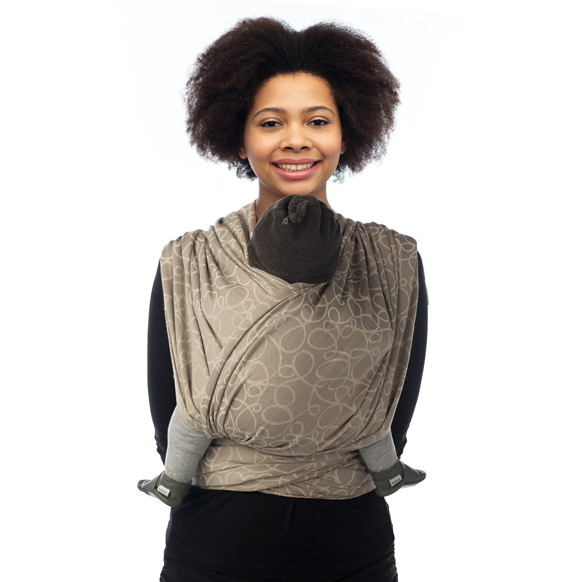 Sistem de purtare wrap tesut jacquard Champagne BB-Slen Babylonia 560cm