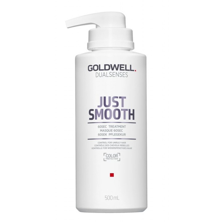Goldwell Dualsenses Just Smooth 60sec Treatment masca de netezire pentru par indisciplinat 500 ml