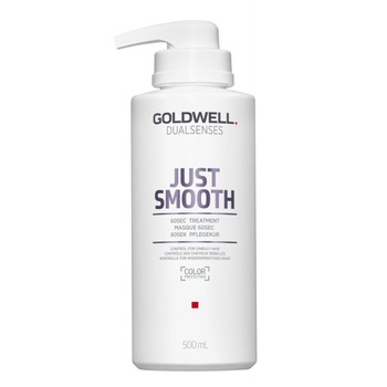 Masca de par Goldwell Dualsenses Just Smooth 60sec Treatment pentru par indisciplinat 500 ml Masca de par Goldwell Dualsenses Just Smooth 60sec Treatment pentru par indisciplinat 500 ml