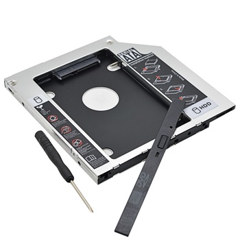 Rack unitate optica de 12.7mm caddy hard disk pt laptop - adauga HDD / SSD laptopului, interfata SATA - SATA Rack unitate optica de 12.7mm caddy hard disk pt laptop - adauga HDD / SSD laptopului, interfata SATA - SATA
