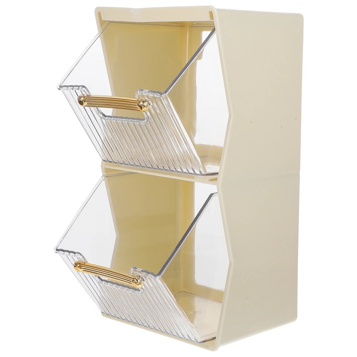 YANYXR fehér teafilter tartó 25x15x13cm PET-ből