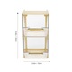 YANYXR fehér teafilter tartó 25x15x13cm PET-ből