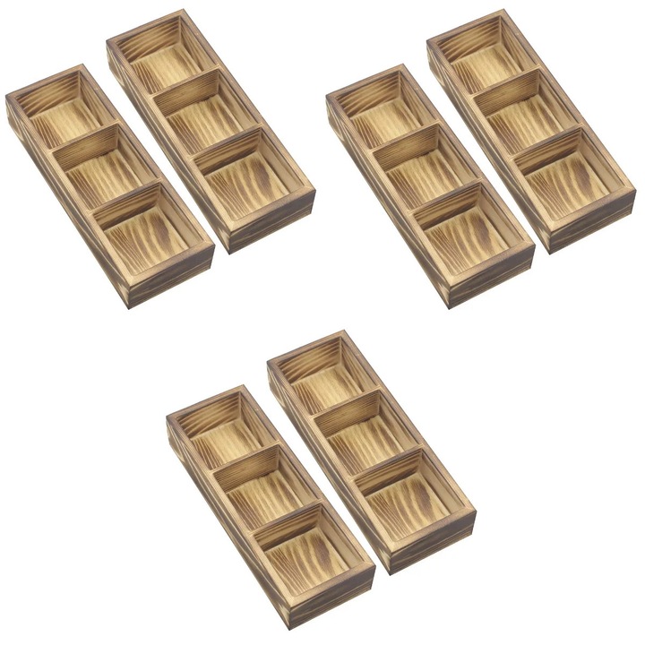 YANYXR fa szervező teafiltereknek és cukornak 21x7.5x4cm natúr
