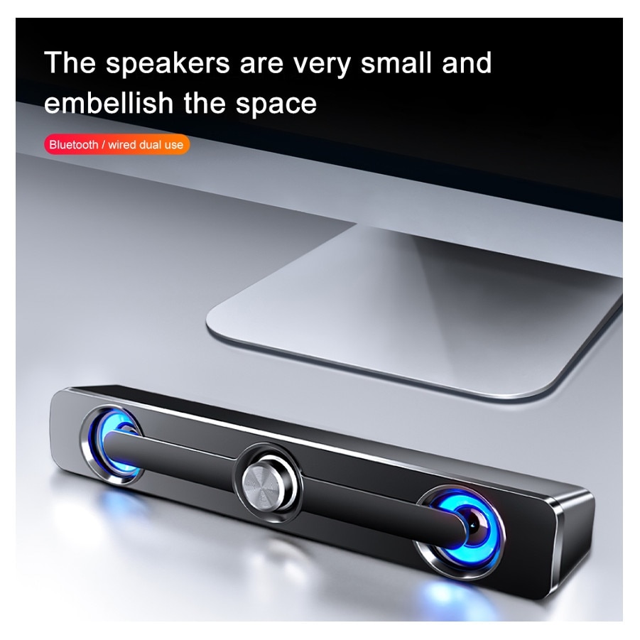 Soundbar ZYBLSSBB 3D Surround Bluetooth 5.0 2 canale