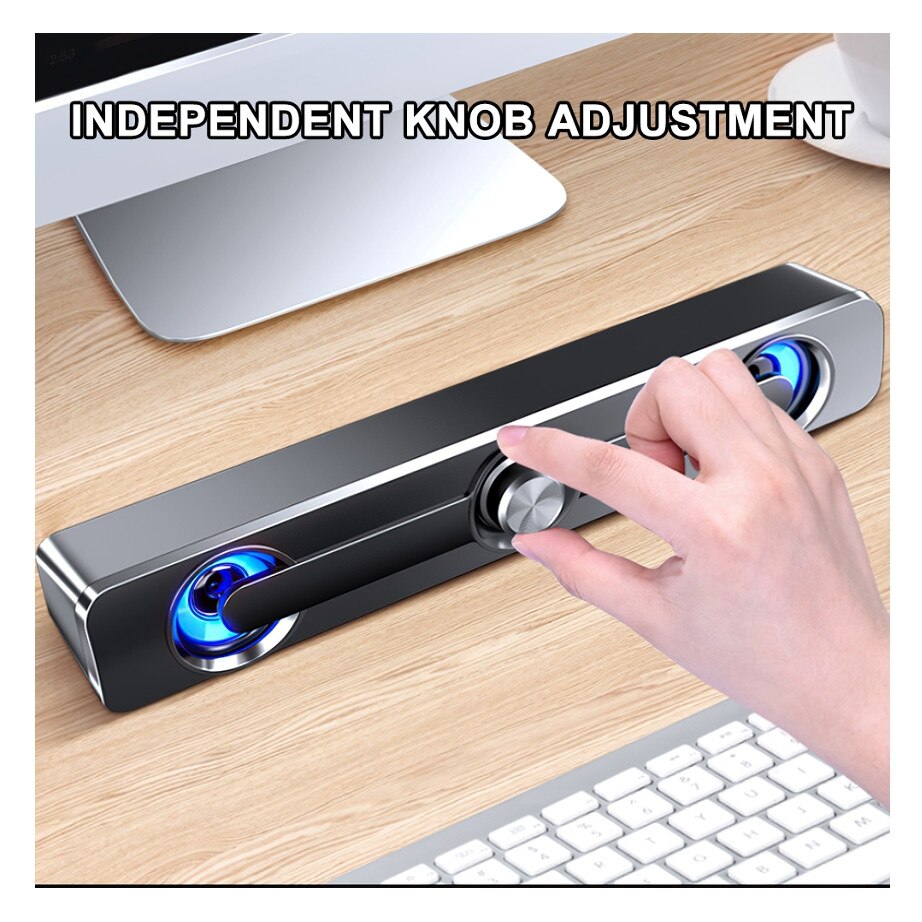 Soundbar ZYBLSSBB 3D Surround Bluetooth 5.0 2 canale