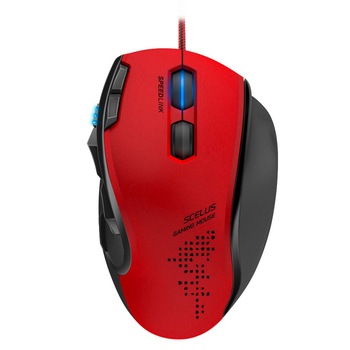 Mouse gaming Speedlink Scelus, negru/rosu Mouse gaming Speedlink Scelus, negru/rosu