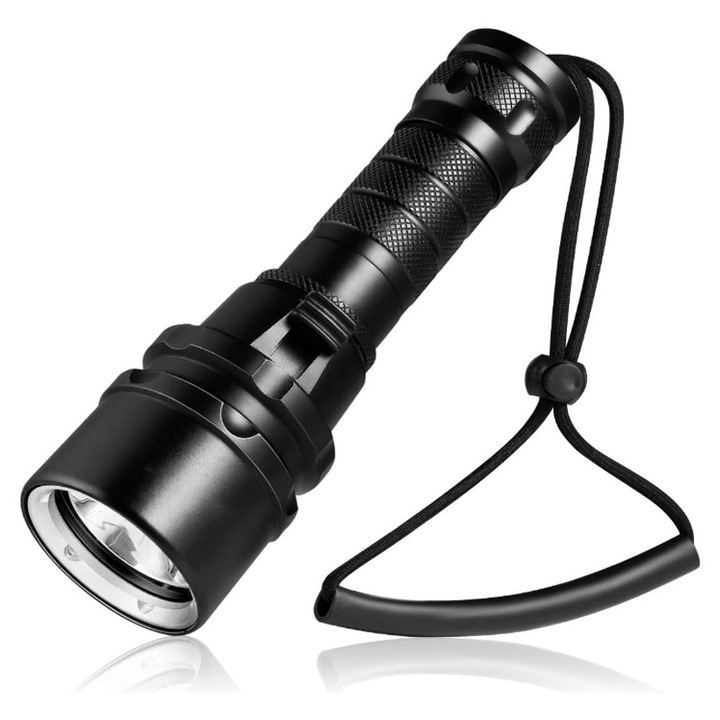 Lanterna scufundari ZYBLSSBB 2000 lumeni negru 80m