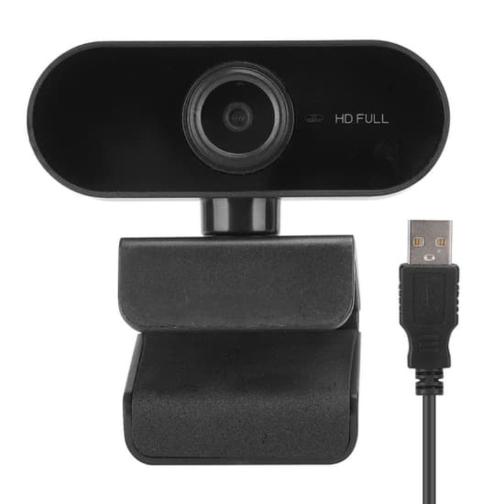 Уеб камера USB с микрофон, черна