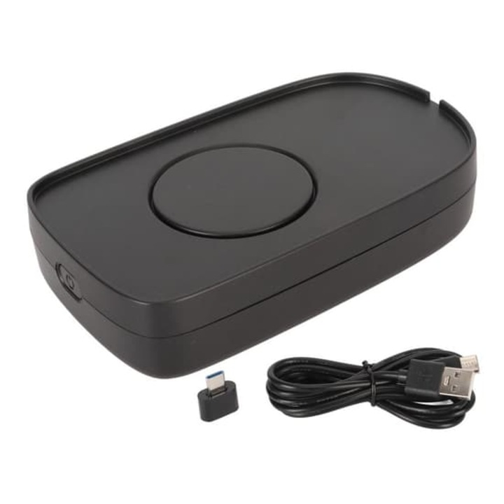 Джиглър за мишка, 2 нива DPI, голям диск, безшумен, plug and play, черен
