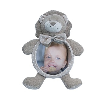 Jucarie de plus Leu cu oglinda pentru casa si masina Bo Jungle Jucarie de plus Leu cu oglinda pentru casa si masina Bo Jungle