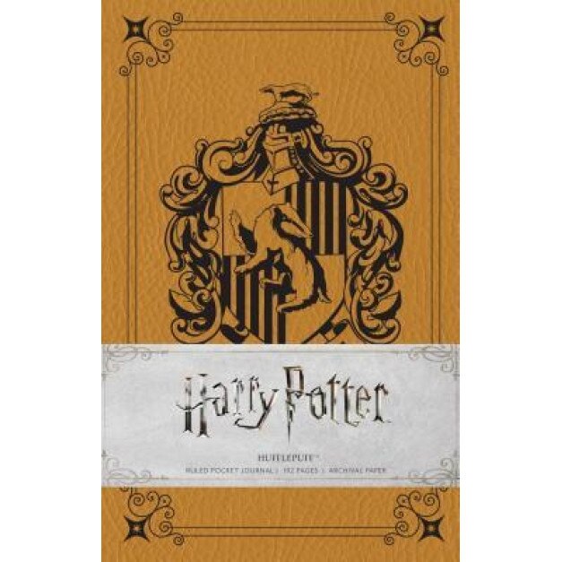 Harry Potter: Hufflepuff Ruled Pocket Journal, Insight Editions (Author)