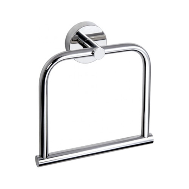 Egyenes törölközőgyűrű Kapitan UNO, rozsdamentes acél INOX 18/10 AISI304