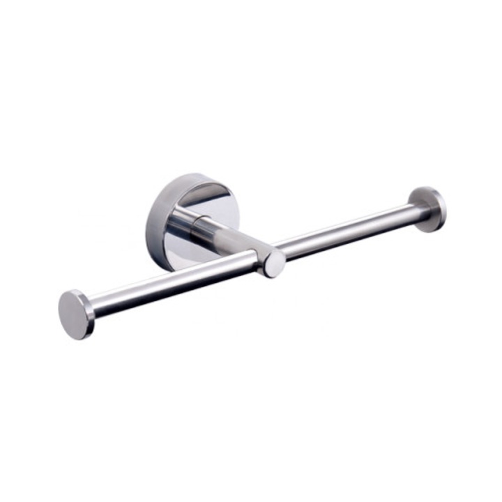 Dupla WC-papír tartó Kapitan UNO, rozsdamentes acél INOX 18/10 AISI304