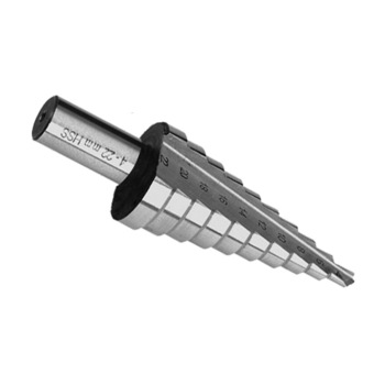 Burghiu in Trepte HSS-G, dm. 4-22 mm, 10 trepte pentru largire Burghiu in Trepte HSS-G, dm. 4-22 mm, 10 trepte pentru largire