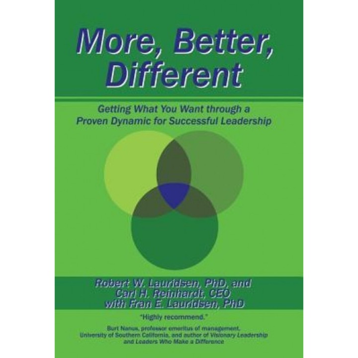 More, Better, Different: Getting What You Want Through a Proven Dynamic for Successful Leadership - R. Lauridsen (Author)