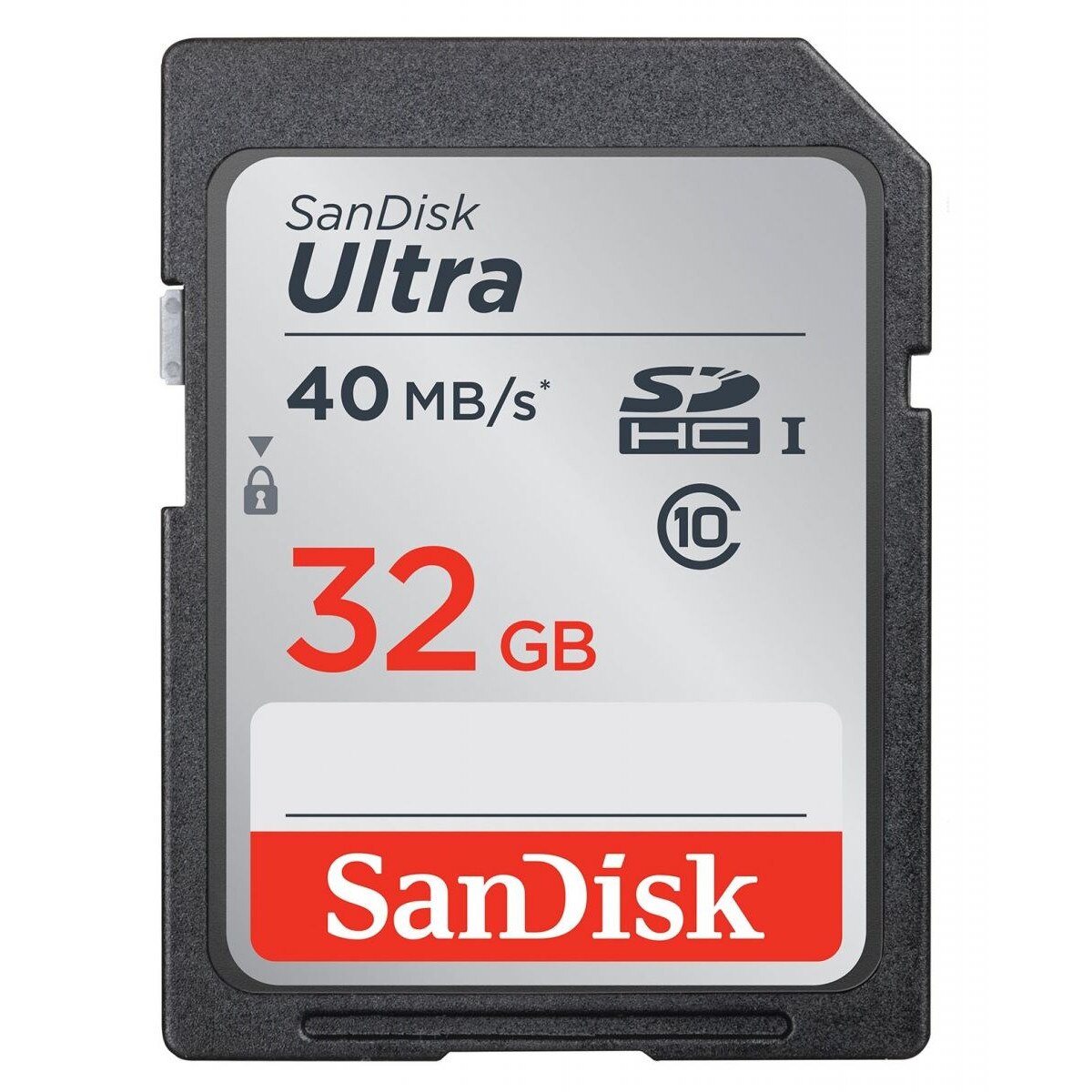 Cardul de memorie SanDisk Ultra SD SDHC UHS-I, 32 GB, Negru