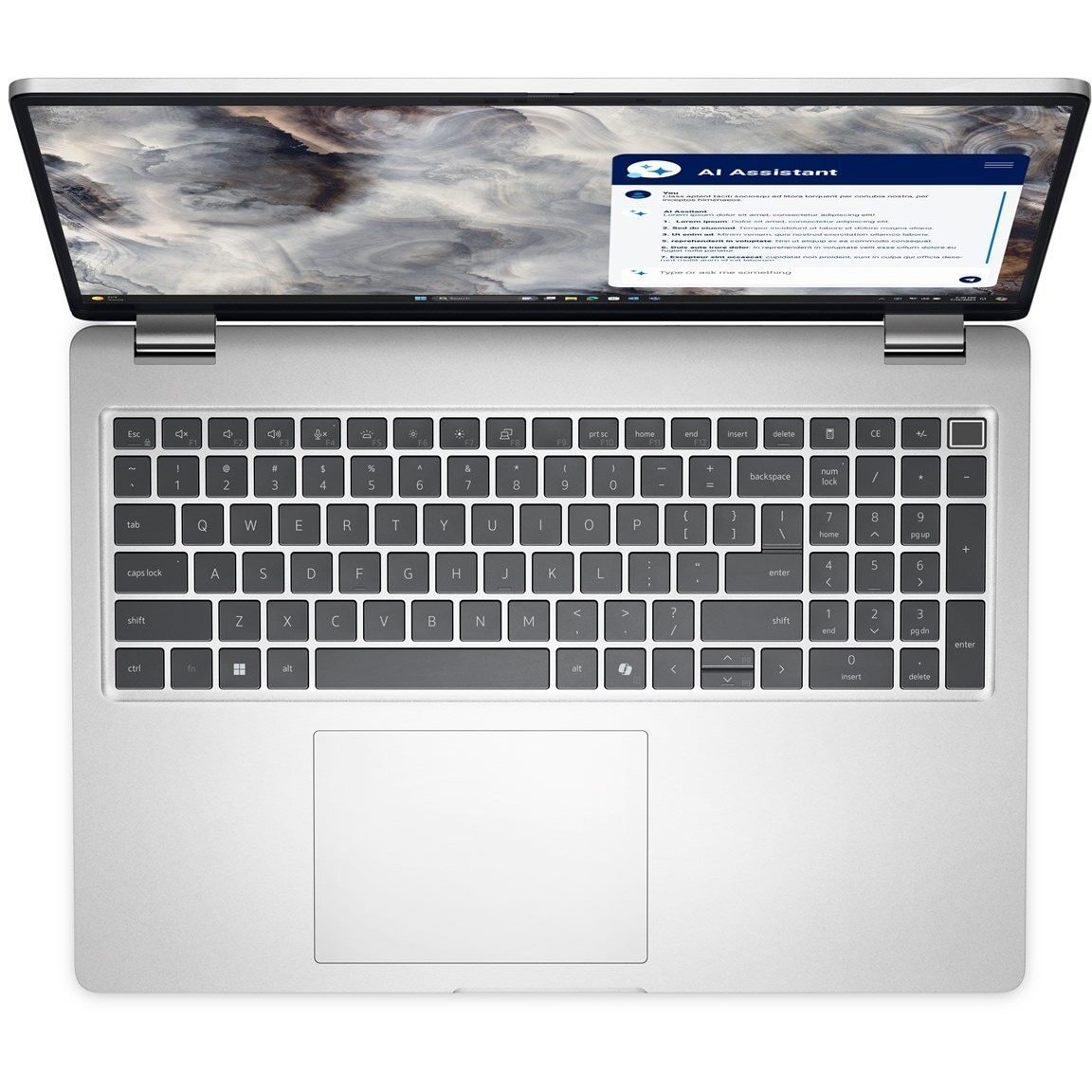 Laptop DELL Pro 16 Plus, 16" Full HD+, Intel® Core™ Ultra 7 265U pana la 5.3 GHz, 32 GB RAM LPDDR5x 5600 MT/s, 512 GB SSD, Intel Graphics, Windows 11 Pro, Aluminium 512 GB