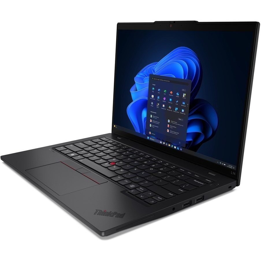 Laptop Lenovo ThinkPad L14 G6, 14" WUXGA, Intel® Core™ Ultra 5 225U pana la 4.8 GHz, 16 GB RAM DDR5 5600, 1 TB SSD, Intel® Graphics, Free Dos, Black 1 TB
