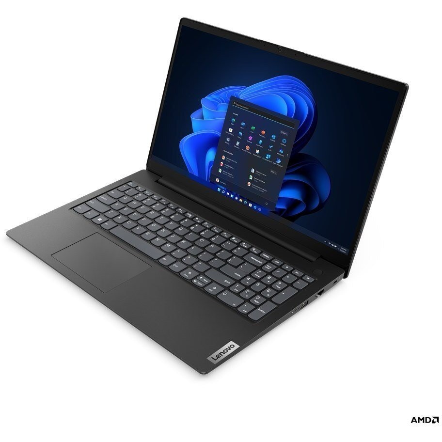 Laptop Lenovo V15 G4, 15.6" Full HD, AMD Ryzen™ 5 7520U pana la 4.3 GHz, 16 GB RAM LPDDR5 4800, 512 GB SSD, AMD Radeon, Windows 11 Home, Business Black 512 GB