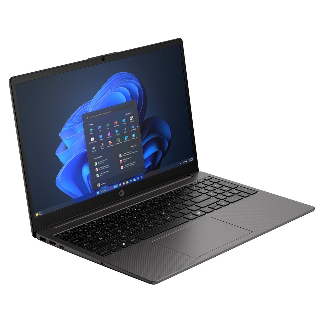 Laptop HP 255R G10, 15.6" Full HD, AMD Ryzen™ 7 7735U pana la 4.7 GHz, 16 GB RAM DDR5 4800, 512 GB SSD, AMD Radeon Graphics, Windows 11 Pro, Black 512 GB
