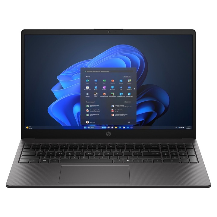 Laptop HP 255R G10, 15.6" Full HD, AMD Ryzen™ 7 7735U pana la 4.7 GHz, 16 GB RAM DDR5 4800, 512 GB SSD, AMD Radeon Graphics, Windows 11 Pro, Black 512 GB