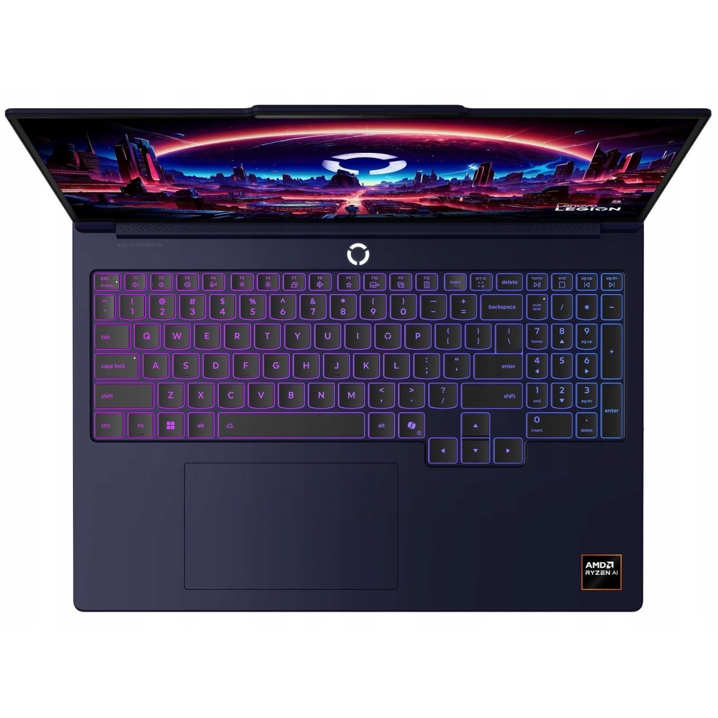 Laptop Lenovo Legion 7, 16" WQXGA, AMD Ryzen™ AI 7 450 pana la 5.1 GHz, 32 GB RAM LPDDR5x 8533, 1 TB SSD, NVIDIA® GeForce® RTX 5060 8 GB, Windows 11 Pro, Nebuna 1 TB