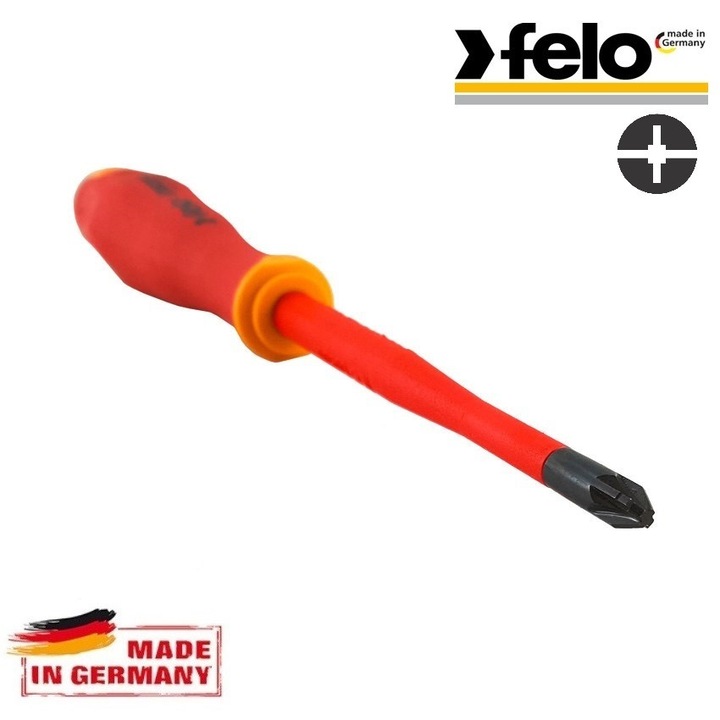 Отвертка FELO Z2x100 Е-slim Ergonic PlusMinus S417-S